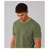Tom Penn Trim T Shirt Khaki