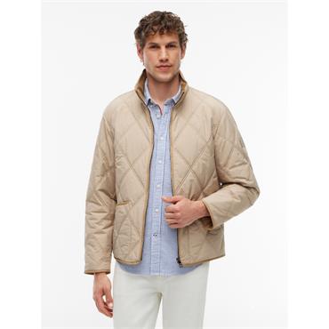 Tommy Hilfiger Lightweight Diamond Quilted Jacket Beige