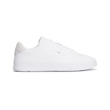 Tommy Hilfiger Court Core Leather Trainer White