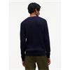 Tommy Hilfiger Classic Cotton Cable Crew Knit Navy