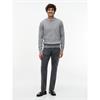 Tommy Hilfiger Classic Cotton Cable Crew Knit Grey