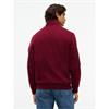 Tommy Hilfiger Essential Fleece 1/4 Zip Burgundy