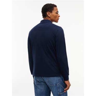 Tommy Jeans Essential Long Sleeve Polo  Dark Blue