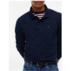Tommy Jeans Essential Long Sleeve Polo  Dark Blue