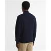 Barbour Herringbone Knittted 1/4 Zip Navy