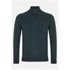 Benetti Frankie Quarter-Zip Knit Teal
