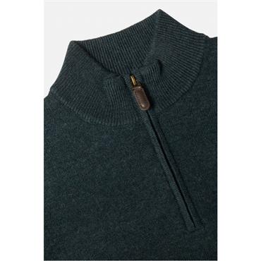 Benetti Frankie Quarter-Zip Knit Teal