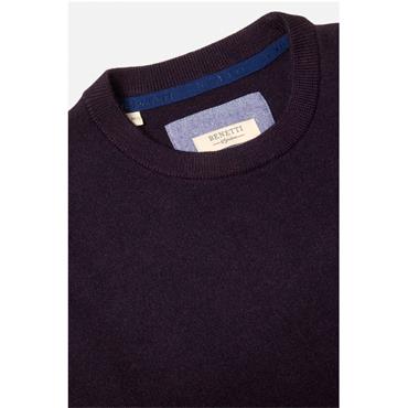 Benetti Julius Crew Neck Jumper Plum