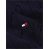 Tommy Hilfiger Classic Cotton Cable Quarter-Zip Knit Navy