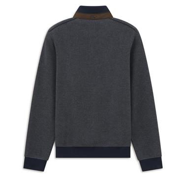 Bugatti Quarter-Zip Sweatshirt Navy