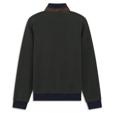 Bugatti Quarter-Zip Sweatshirt Green