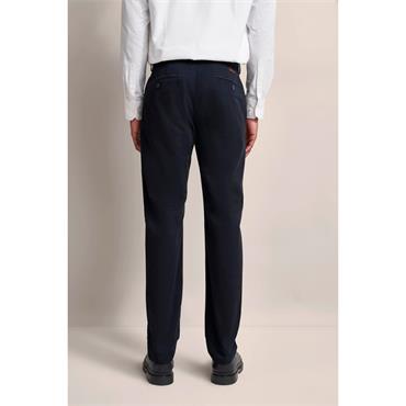 Bugatti Straight Fit Luxury Cotton Chinos  Navy