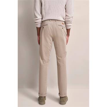 Bugatti Straight Fit Luxury Cotton Chinos  Beige