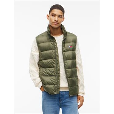 Tommy Jeans Light Down Packable Vest Green