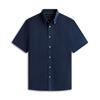 Tommy Hilfiger Flex Poplin Short Sleeve Shirt Navy