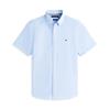 Tommy Hilfiger Flex Poplin Short Sleeve Shirt Blue