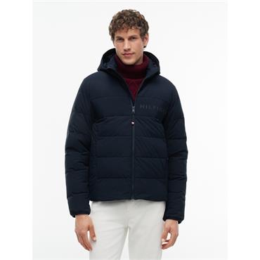 Tommy Hilfiger Detachable Hood Puffer Jacket Navy