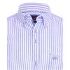 André Finn Stripe Short Sleeve Shirt Cobalt