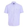 André Finn Stripe Short Sleeve Shirt Cobalt