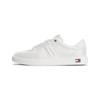 Tommy Jeans Lightweight Flag Leather Court Trainer Ecru