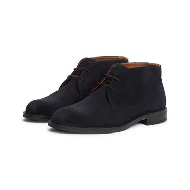 Tommy Hilfiger Corporate Dressy Suede Lace Boot  Navy