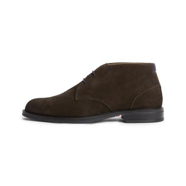 Tommy Hilfiger Corporate Dressy Suede Lace Boot  Brown