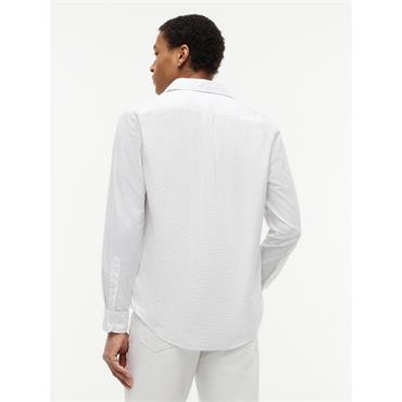 Tommy Hilfiger Flex Poplin Mini Print Shirt White