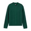 Tommy Jeans Classic Flag Cable Jumper Velvet Green