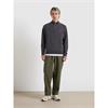 Farah Arnold Quarter-Zip Sweatshirt Washed Black