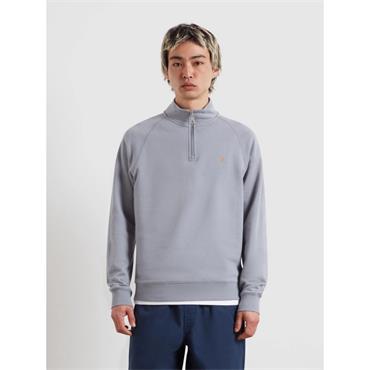 Farah Arnold Quarter-Zip Sweatshirt Icelandic Blue