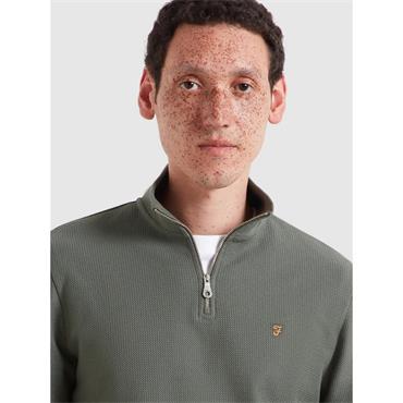 Farah Conrad Quarter-Zip Sweatshirt Rosemary