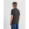 Farah Bowes Tipped Polo Tee Washed Black