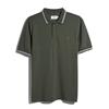 Farah Bowes Tipped Polo Tee Rosemary