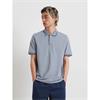 Farah Bowes Tipped Polo Tee Icelandic Blue