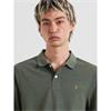 Farah Cunningham Long Sleeve Polo Rosemary