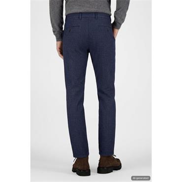 Gardeur Modern-Fit Bono Flat-Front Trousers Navy