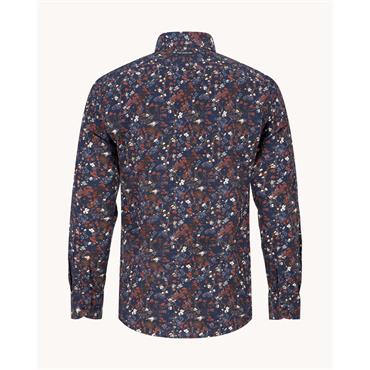 A Fish Named Fred Blossom Shirt Navy