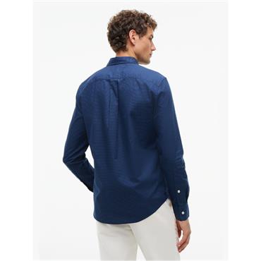 Tommy Hilfiger Dobby Structure Shirt Carbon Navy
