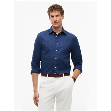 Tommy Hilfiger Dobby Structure Shirt Carbon Navy