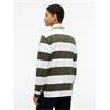Tommy Hilfiger Stripe Rugby Shirt Green
