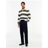 Tommy Hilfiger Stripe Rugby Shirt Green
