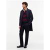 Tommy Hilfiger Stripe Rugby Shirt Burgundy