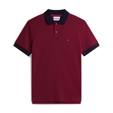 Tommy Hilfiger Interlock Polo T-shirt Burgundy
