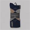 Bugatti 2-Pack Argyle Socks Navy