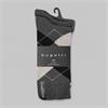 Bugatti 2-Pack Argyle Socks Charcoal