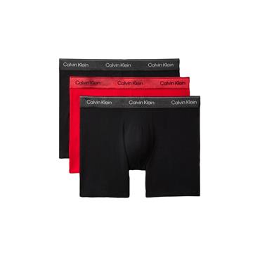 Calvin Klein 3-Pack Boxer Brief Black/Red/Black