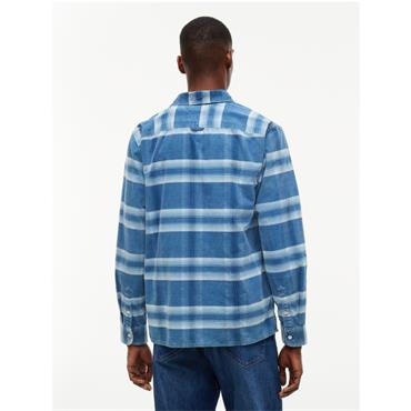 Tommy Jeans Pattern Needle Cord Shirt Blue