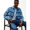 Tommy Jeans Pattern Needle Cord Shirt Blue