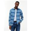 Tommy Jeans Pattern Needle Cord Shirt Blue