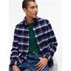 Tommy Jeans Pattern Needle Cord Shirt Dark Blue